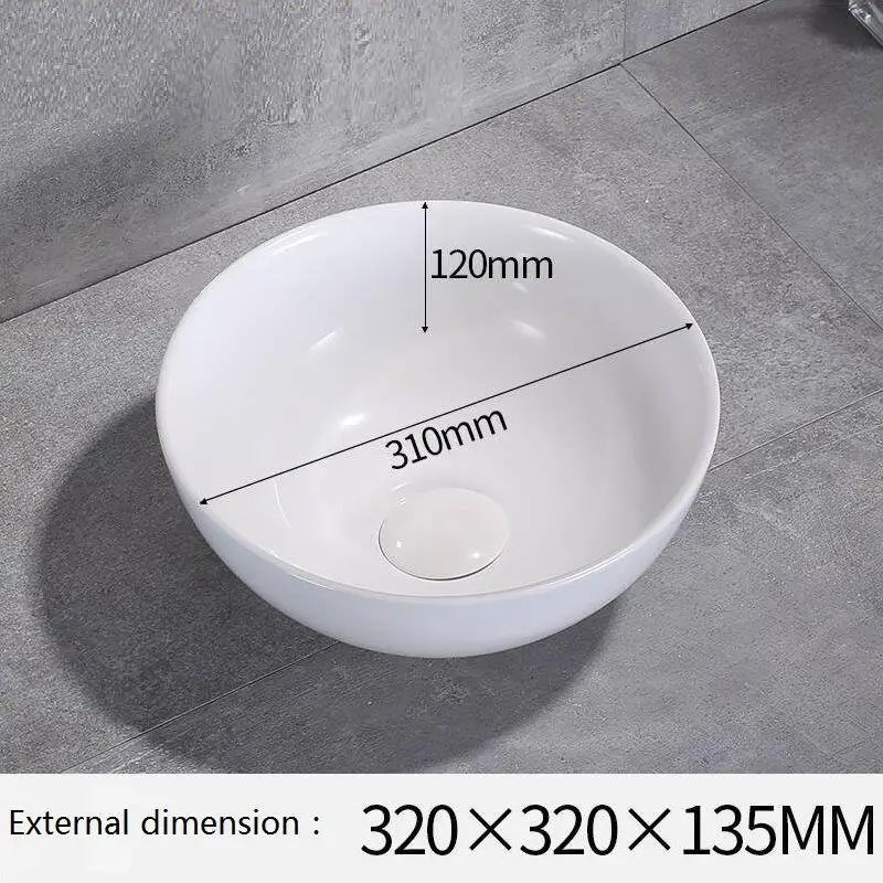 Version O Salle Bain Fregadero Black De Waschbecken сосуд wastatel Туалет Umywalka ванная комната бассейна Lavabo Pia Banheiro раковина умывальник - Цвет: Version O