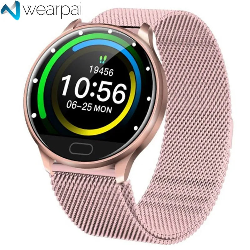Wearpai C198 Смарт часы 1 22 дюймов цветной экран Smartwatch Женская мода Спорт фитнес трекер