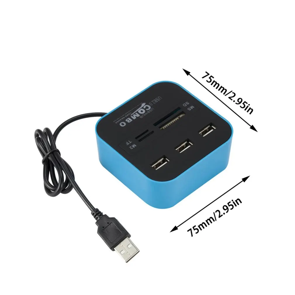 Usb-хаб USB 3,0 концентратор сплиттер порт 3 порта usb-хаб кард-ридер высокоскоростной Usb комбо для компьютера ноутбука