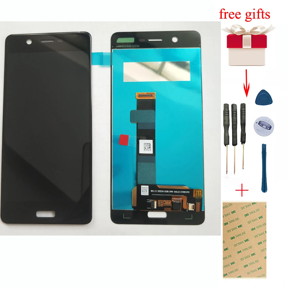 Сенсорный экран с дигитайзером для Nokia 5 N5 TA-1008 TA-1030 TA-1053 и ЖК-дисплеем | Мобильные