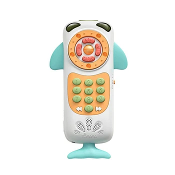 

Tumama Baby Toy Mobile Phone Baby Multi-Function Remote Control Puzzle Early Education Music Contact Screen Smart Phone Toy