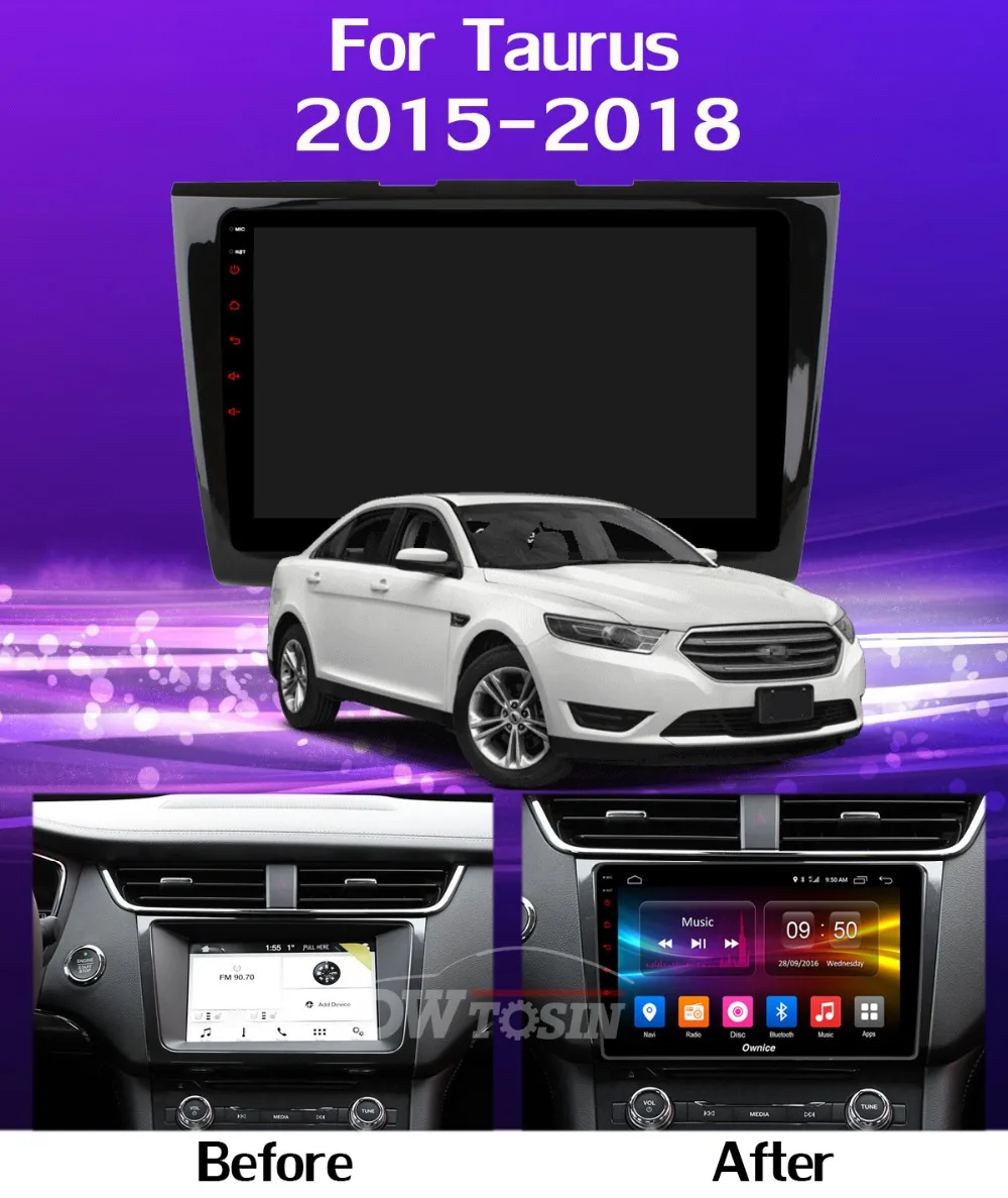 Top 360°Panoramic Camera 4G LTE Android 9.0 8Core 4G+64G GPS Radio SPDIF DSP CarPlay Car Multimedia Player for Ford Taurus 2015-2018 7