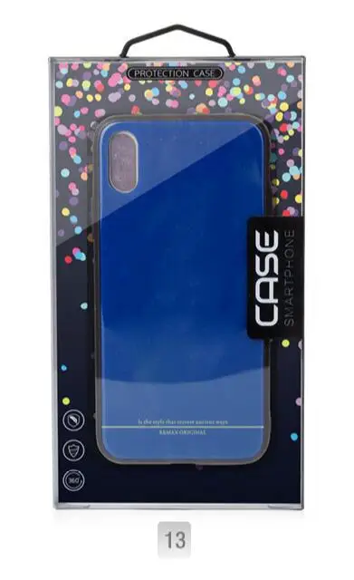 cardboard 13 100 шт Новое поступление ПВХ упаковочная коробка с внутренним лотком для iPhone11 pro max 11 pro сотовый Чехол для телефона - Цвет: cardboard 13