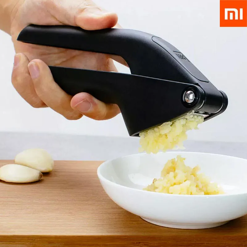 Xiaomi HUOHOU кухонная пресс для чеснока, ручная чесночная дробилка, кухонный инструмент, миксер, резак, инструмент для выдавливания фруктов и овощей