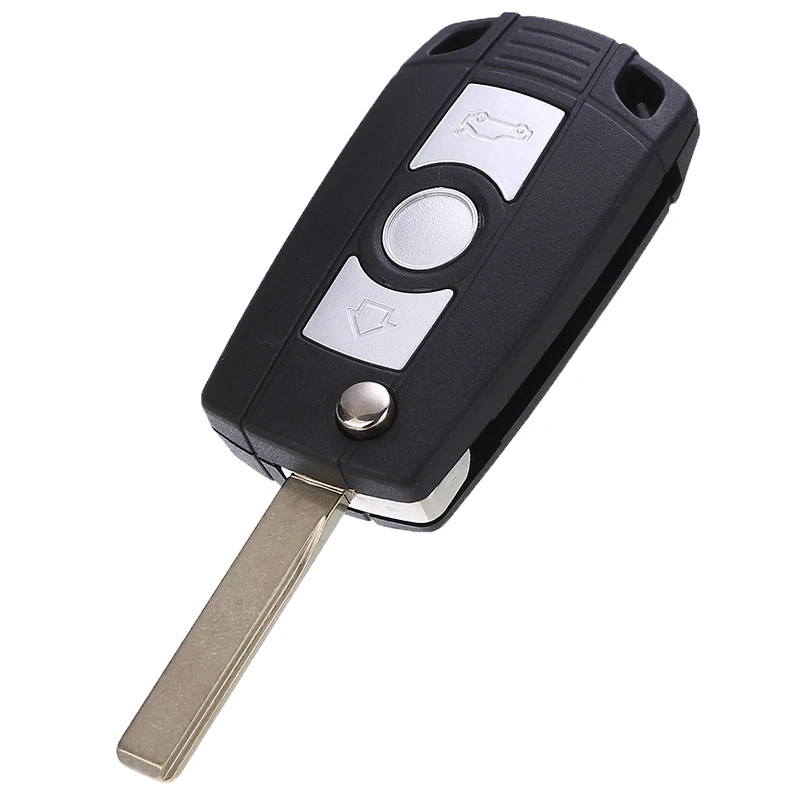 3 Buttons Flip Remote Key Fob Case Shell Auto Key Fob Case For BMW E81 E46 E39 E63 E38 E83 E53 E36 Smart Key Case Cover