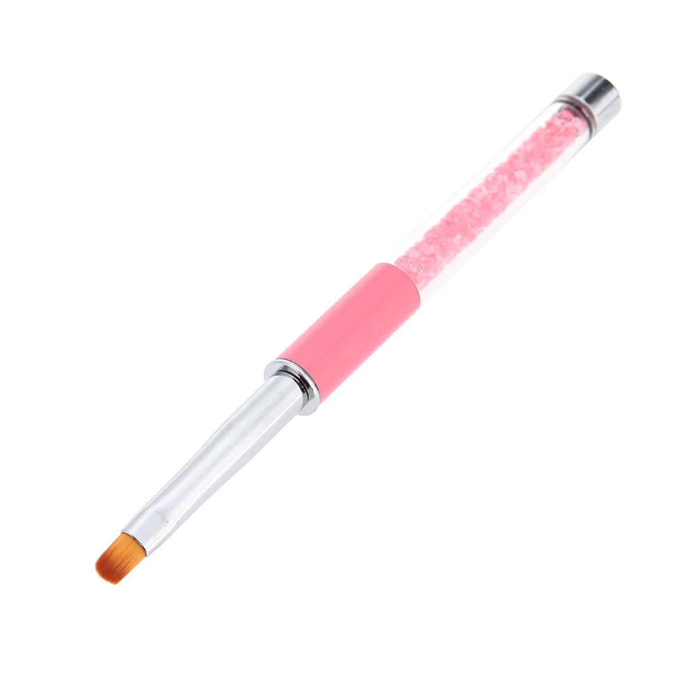 Ручка для дизайна ногтей кисть с акриловой ручкой Beaut для ногтей УФ-гель для маникюра салонная кисть Стразы Алмазная кисть для рисования