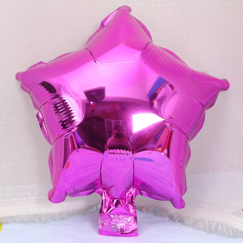 18/10 인치 호일 풍선 5Pcs 스타 풍선 생일 축하 파티 장식 웨딩 파티 장식 공기 헬륨 Ballon 어린이 선물