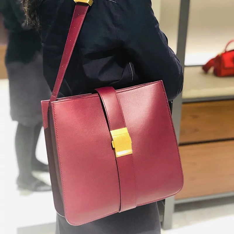 Fashion Women Shoulder Bag Genuine Leather Messenger Bags for Ladies Luxury Handbags Women Bags Designer Bolsas De Mujer