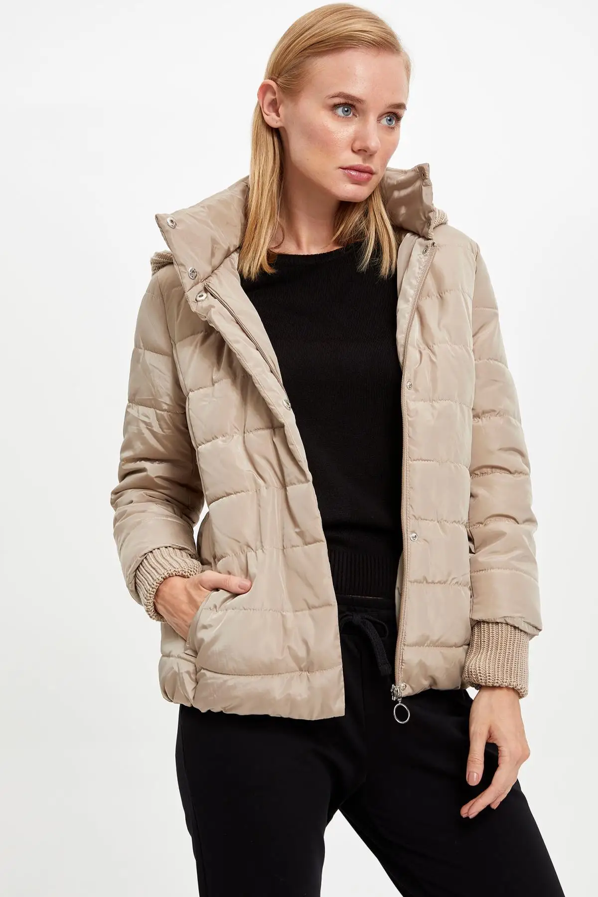 Defacto CW женские пальто и пуховики для мальчиков девочек куртки детское с капюшоном