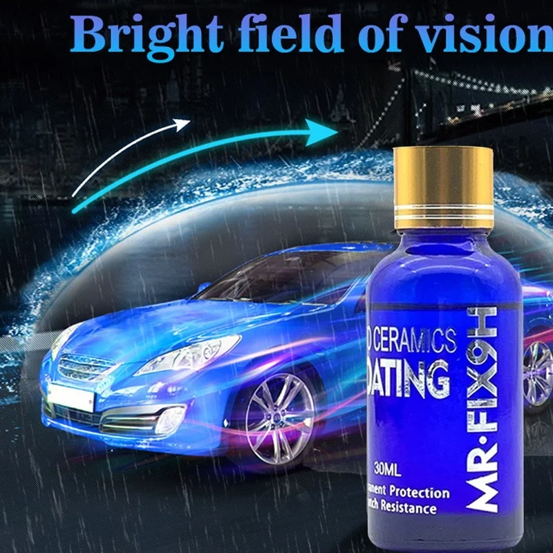 30ml/50ml 9H Car Liquid Ceramic Coat Super Hydrophobic Glass Coating Set Polysiloxane and Nano materials Polish maintainance |