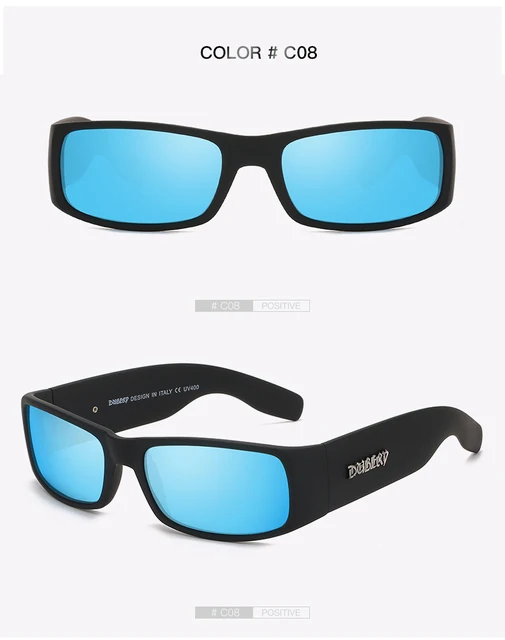 DUBERY Vintage Sunglasses Polarized Men's Sun Glasses For Men Driving Black  Square Oculos Male 8 Colors Model 165 - AliExpress