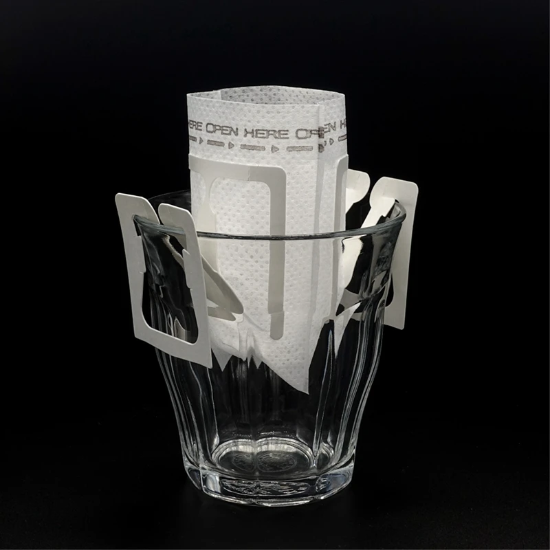 Kopen 200 Pcs Draagbare Drip Koffie Poeder Papieren Filters Opknoping Oor Drip Bag Filter