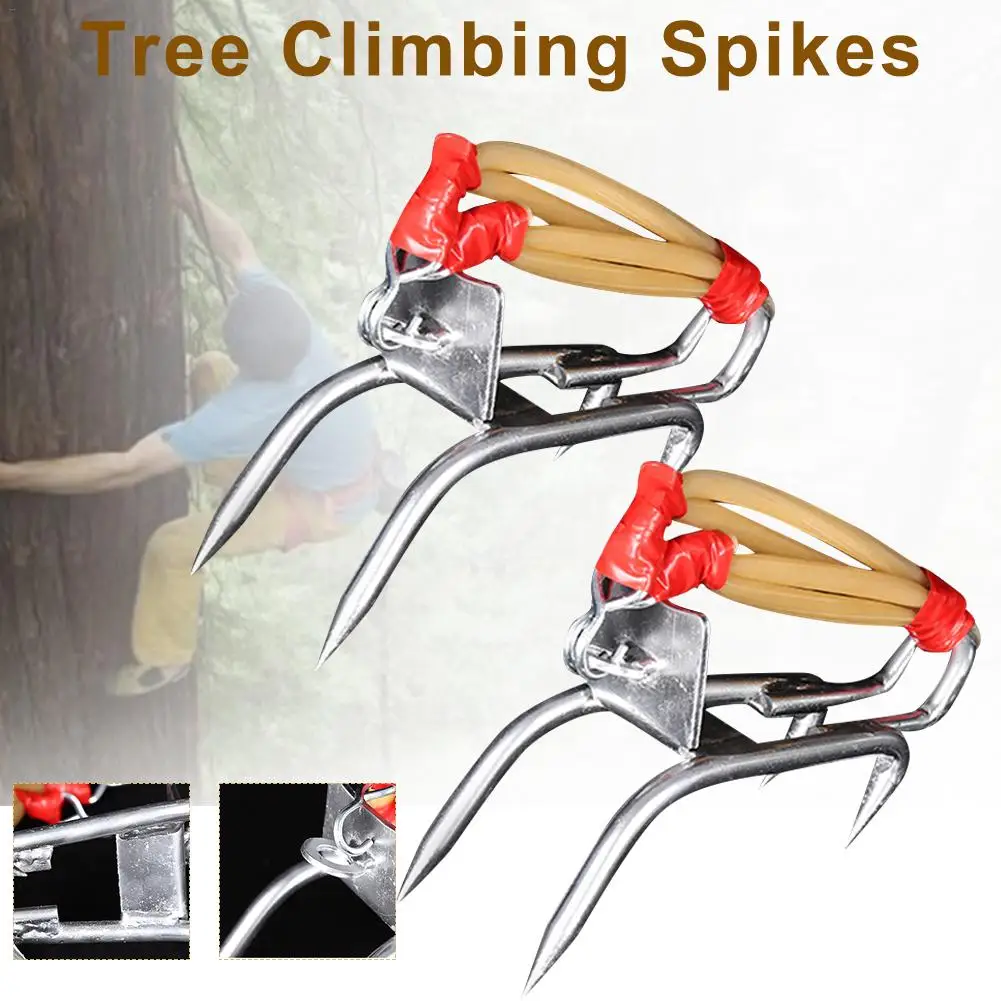 Tree Climbing Spikes Stainless Steel Claw Hard Tool For Hunting Fruit Picking Outdoor Survial Tools Hiking Camping | Спорт и