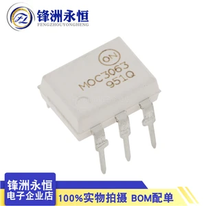 Image for 10pcs/lot MOC3063 MOC3063M DIP-6 Driver Output Opt 