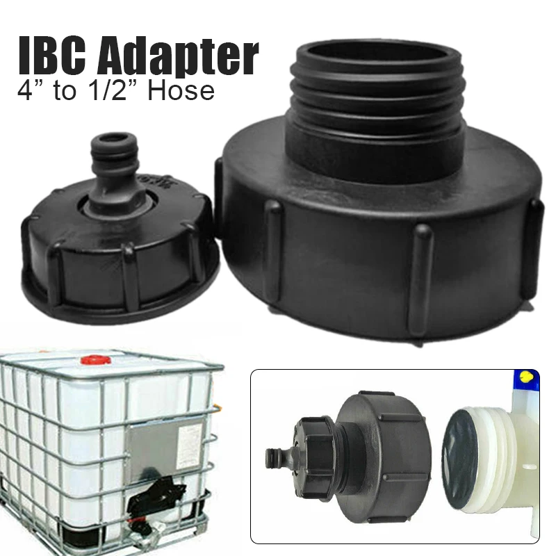 Ibc Tap Hoze cap " и 2" грубая резьба до 1/" Dia Hose Fit Stillage Tank Outlet Hose 1000 л IBC водяная трубка для цистерны фитинг