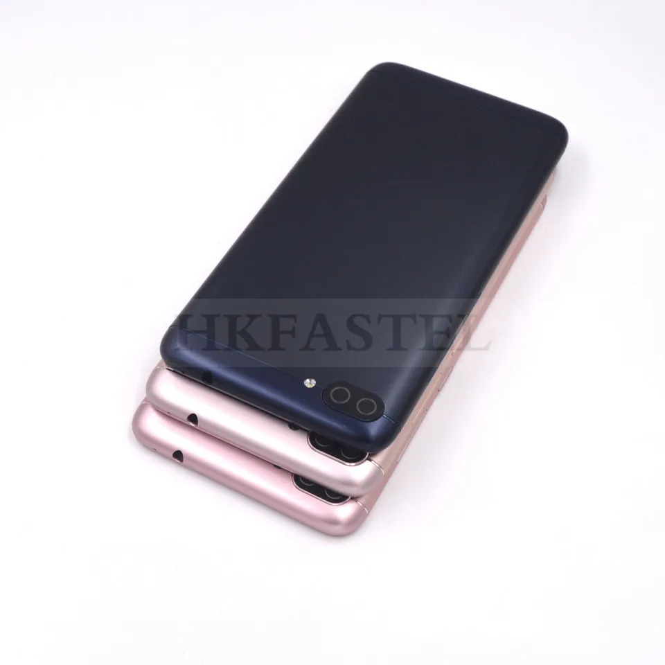 ZC554KL корпус для Asus Zenfone 4 Max ZC554KL задняя крышка батарейный отсек объектив камеры с кнопкой громкости питания
