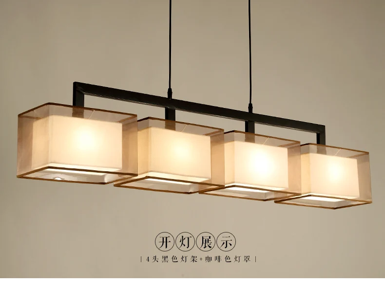Современный ресторанный в китайском стиле подвесные светильники для домашнего освещения для столовой ресторана освещение мастер Подвесная лампа для спальни