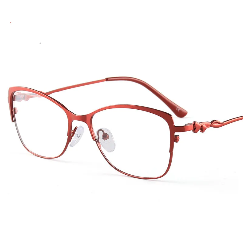 Весенние очки металлическая Дамская оправа по рецепту высокое качество сплав