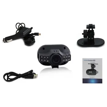 

Portable Mini Car DVR Camera 1080P Dash Cam Vehicle Video Driving Recorder Night Tachograph With Night Light