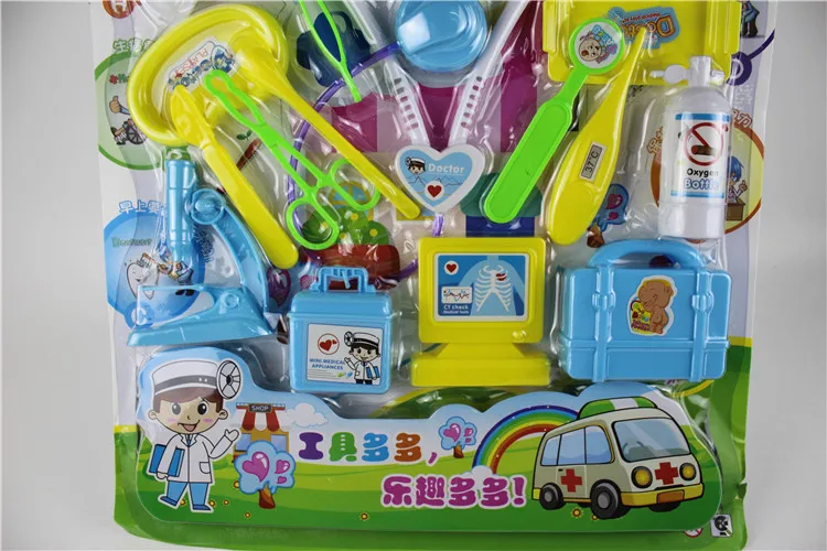 

Thermometer Echometer Injector Children 10 Yuan Have Doctor Children Model Doctor Set Every Family Unisex