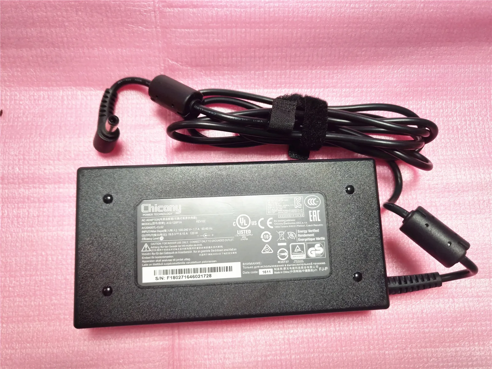 Original Power Supply AC Adapter Charger For MSI PE60 ADP-120MH D GP60 2PE-010US 19.5V6.15A 120W GL62 6QD-018CA Notebook | Компьютеры и