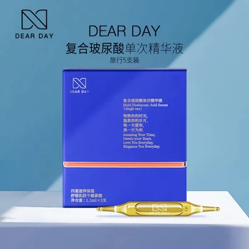 

5 bottles DEAR DAY Moisturizing and anti-aging Essence Serum with Hyaluronic Acid