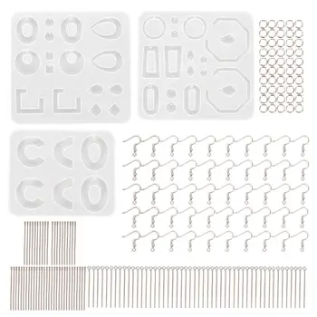 

1 Set Crystal Epoxy Resin Mold Geometric Irregular Earrings Pendant Casting Mould Handmade DIY Crafts Jewelry Making Tools