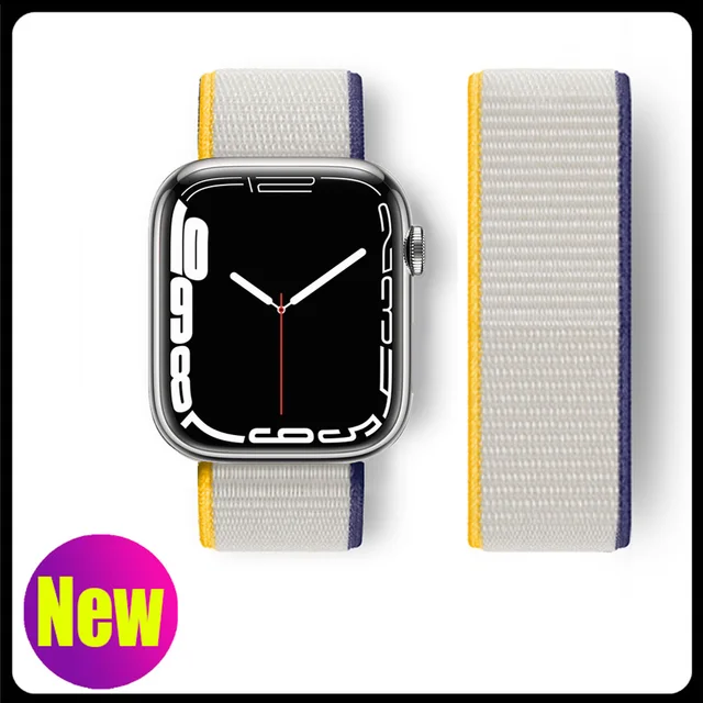 Nylon Strap for Apple Watch Band Series 765 45mm 41mm44mm 40mm  Smartwatch Watchband Belt Sport Bracelet on iWatch 4 3 42mm 38mm 60