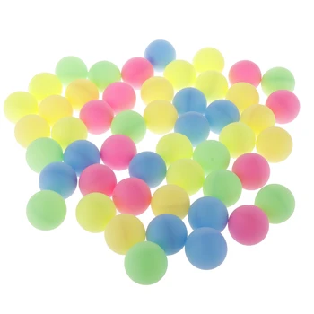 

Pack of 50 Ping Pong Balls Multicolor for Professional Multi-ball Training