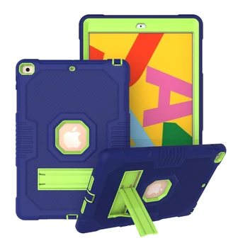 

Case For IPAD Pro 10.2 2019 Baby Safe Armor Shockproof Heavy Duty Silicone Hard Case + Film