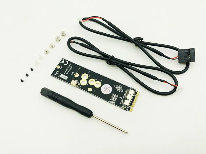 QINDIAN Плата расширения 12 + 6Pin беспроводная Wi-Fi Bluetooth карта NGFF M.2 B M Ключ адаптер для Mac