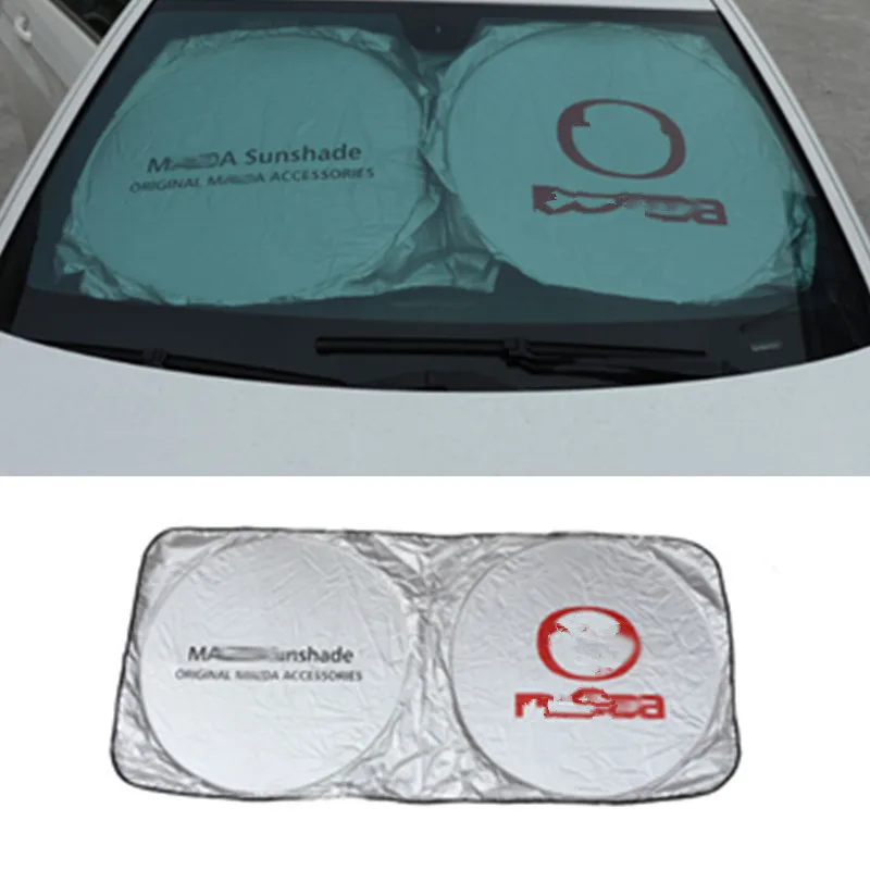 

for Mazda Sunshade Windshield Visor Cover Car Front Window Sun Shade UV Protect Car Window Film for mazda 70*150cm