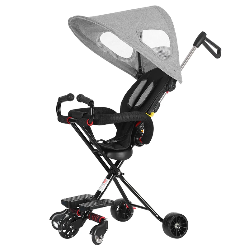 Children's Portable Trolley Folding Baby Cart 1-3 Years Old Can Sit And Walk Artifacts | Мать и ребенок