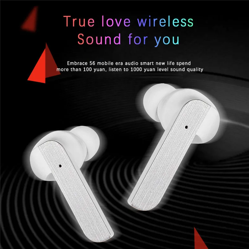 TWS Bluetooth 5,0, беспроводные Bluetooth наушники, Спортивная гарнитура, микрофон, шумоподавление, наушники Fone De Ouvido 40OCT28