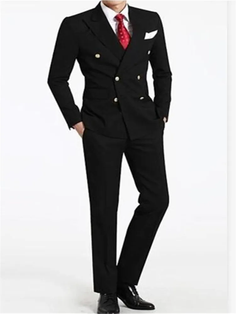 Мужской костюм смокинг Noivo Terno Slim Fit Easculino вечерние костюмы для мужчин двубортный Жених костюмы с остроконечным лацканом Свадебные