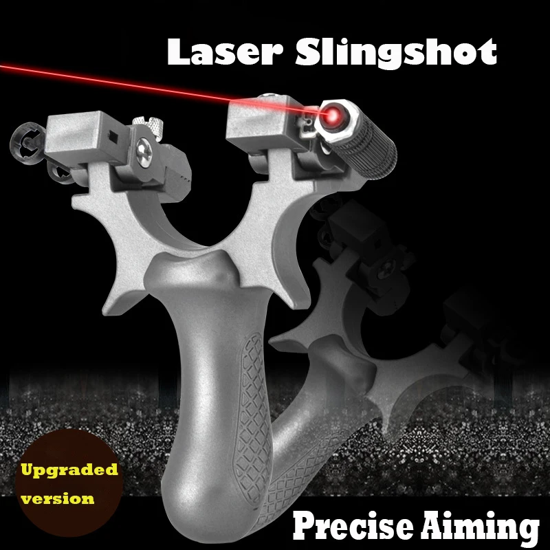 

Super Power Rubber Band Slingshot High Precision Flat Leather Slingshot Fast Bow Outdoor Special for Hunting Crossbow Slingshot