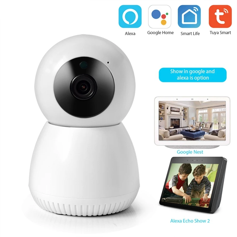 Wifi Ip камера, умная беспроводная камера безопасности, 1080 P, 2 МП, приложение Tuya Smart Life, двухсторонний аудио детектор движения, ночное видение, штепсельная вилка европейского стандарта