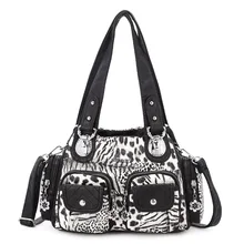 Angelkiss модная женская сумка через плечо леопардовая сумка-мессенджер сумка компактный ранец с ручкой сверху сумка из искусственной кожи вместительная сумочка