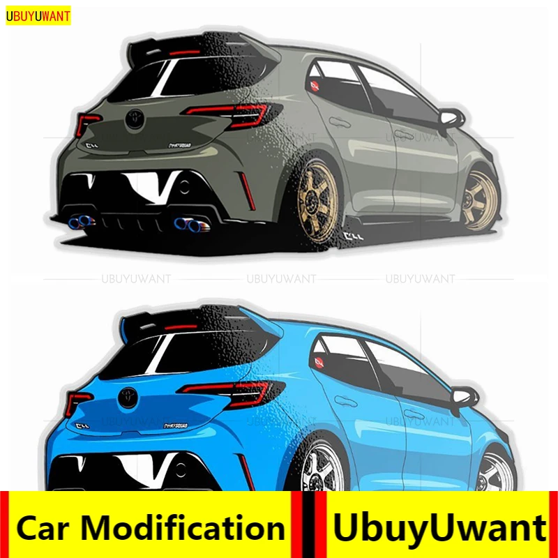 Спойлер заднего крыла для Toyota Corolla хэтчбека 2019 из ABS материала | Автомобили и