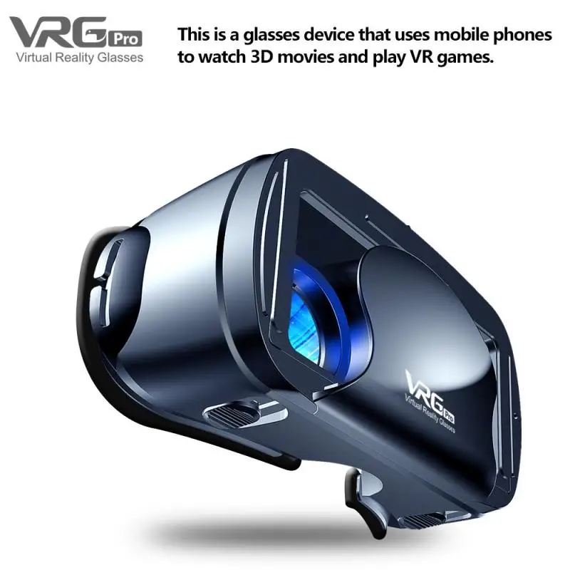 Virtual Reality 3D VR Headset Smart Glasses Helmet For Smartphones Cell Phone Mobile 5-7 Inches Independent Lens Adjustment