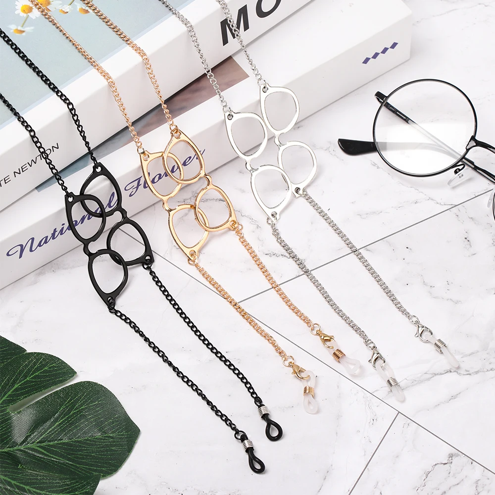 Women 1Pc Reading Glasses Chain For Metal Gold Sunglasses Cords