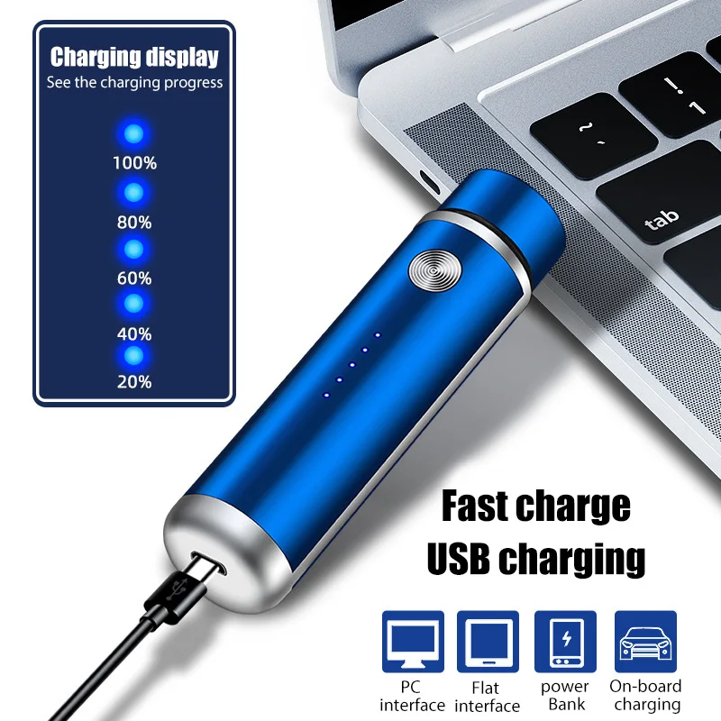 Mini Electric Shaver for Men's Razor Portable Beard Trimmer Travel USB Washable Razor Rechargeable Face Full Body Shave Travel