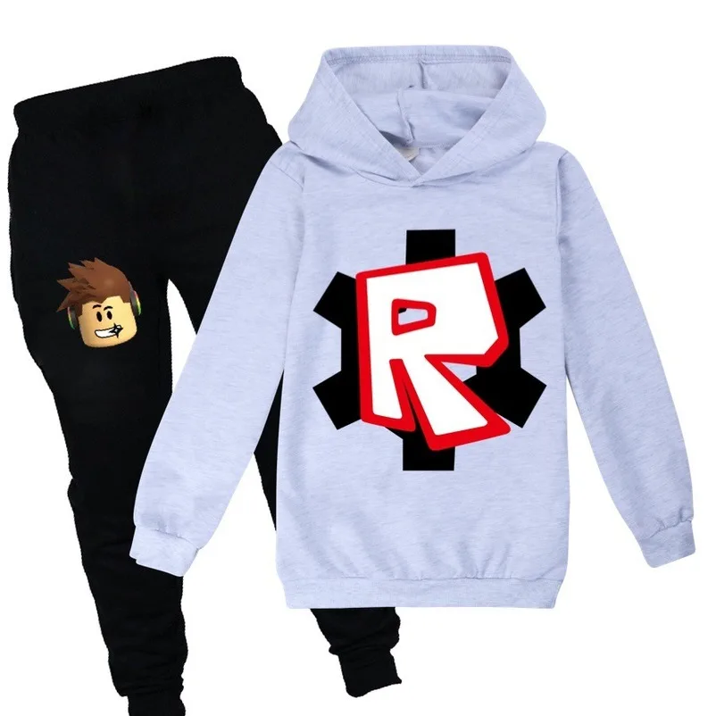 Худи Roblox 2020 детские толстовки модная детская футболка с капюшоном пальто для
