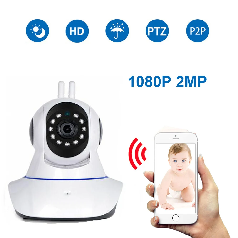 

1080P IP Camera Security Camera WiFi Wireless CCTV Camera Surveillance IR Night Vision P2P Smart Mini Baby Monitor Pet Camera