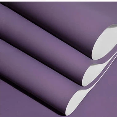 Non Woven Purple Однотонные обои простые современные розовые Фиолетовые обои домашний декор для гостиной спальни стены Papier Peint - Цвет: Non Woven Purple