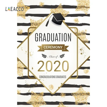 

Laeacco Graduation Season Ceremony Congratulations Graduation Party Background Photography Customize Backdrops For Photo Studio