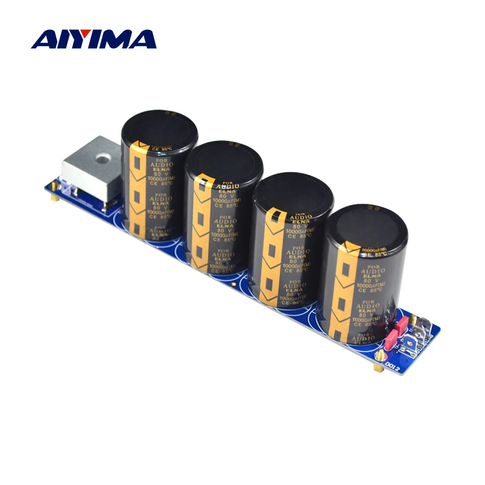 AIYIMA 50A 10000 мкФ 80В аудио выпрямитель фильтр силовая плата DIY домашний кинотеатр