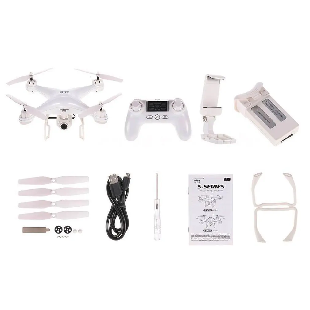 SJ R/C S20W FPV 720P 1080P Camera Selfie Altitude Hold Drone Headless Mode Auto Return Takeoff/Landing Hover GPS RC Quadcopter
SJ R/C S20W FPV 720P 1080P Camera Selfie Altitude Hold Drone Headless Mode Auto Return Takeoff/Landing Hover GPS RC Quadcopter