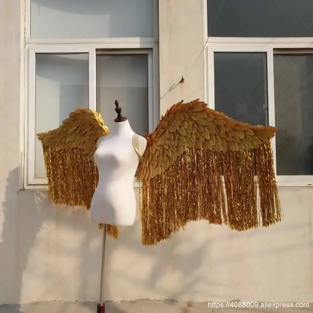 Серебристые Крылья ангела перо украшение для дня рождения милые дети и взрослые