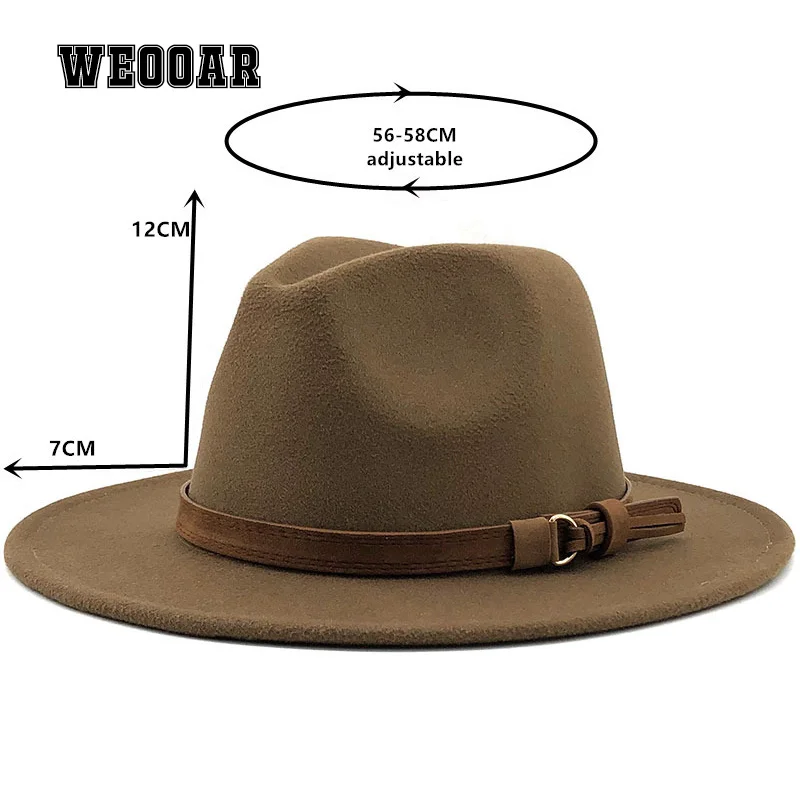 Fedoras Hats for Women Men Suede Luxury Felt Autumn Winter Big Brim Ladies Church Bone Vintage White Jazz fedora hat